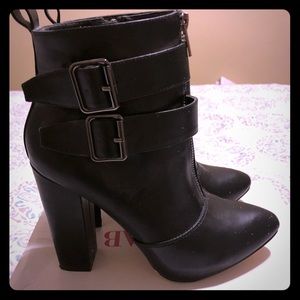 Justfab High heel ankle booties